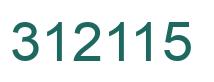 Number 312115 green image