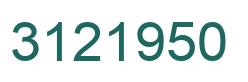 Número 3121950 imagen verde