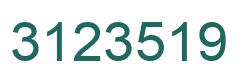 Número 3123519 imagen verde