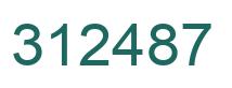 Número 312487 imagen verde