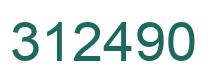 Número 312490 imagen verde