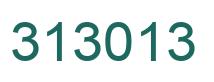 Número 313013 imagen verde
