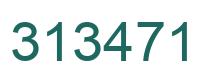 Number 313471 green image