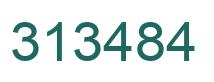 Number 313484 green image