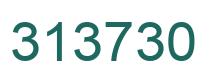 Number 313730 green image