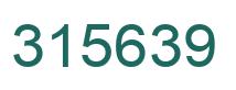 Número 315639 imagen verde