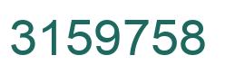 Número 3159758 imagen verde