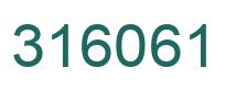 Número 316061 imagen verde