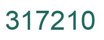 Number 317210 green image