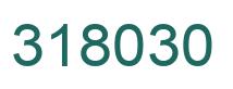 Number 318030 green image