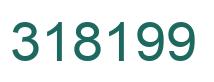 Number 318199 green image