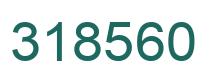 Number 318560 green image