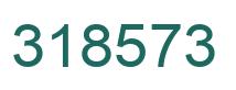 Number 318573 green image