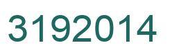 Número 3192014 imagen verde