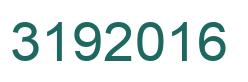 Número 3192016 imagen verde