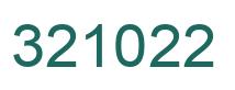 Número 321022 imagen verde