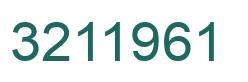 Number 3211961 green image