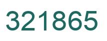 Número 321865 imagen verde