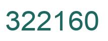 Number 322160 green image