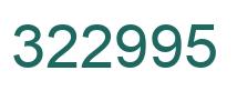 Número 322995 imagen verde