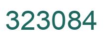 Número 323084 imagen verde