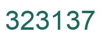 Número 323137 imagen verde