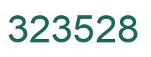 Number 323528 green image