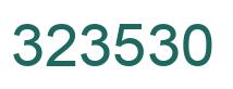 Number 323530 green image