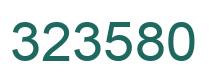 Número 323580 imagen verde