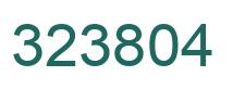 Número 323804 imagen verde