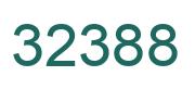 Number 32388 green image