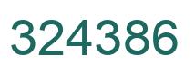Número 324386 imagen verde