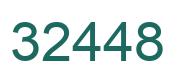 Zahl 32448 grün bild