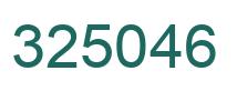 Número 325046 imagen verde