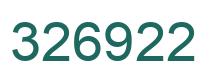 Número 326922 imagen verde