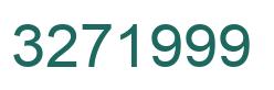 Number 3271999 green image