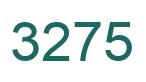Number 3275 green image