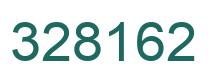 Number 328162 green image