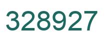 Número 328927 imagen verde