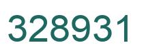 Número 328931 imagen verde