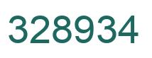 Número 328934 imagen verde