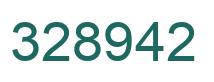 Número 328942 imagen verde
