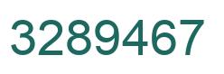 Número 3289467 imagen verde