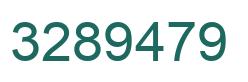 Number 3289479 green image