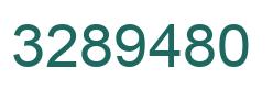 Número 3289480 imagen verde