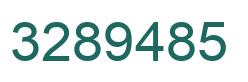 Número 3289485 imagen verde