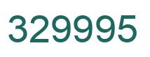 Número 329995 imagen verde