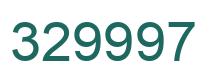 Número 329997 imagen verde