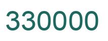 Number 330000 green image