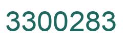 Number 3300283 green image
